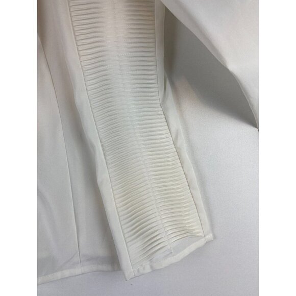 Conrad C Collection Women's White Button Down Top Size 14 - Picture 10 of 12